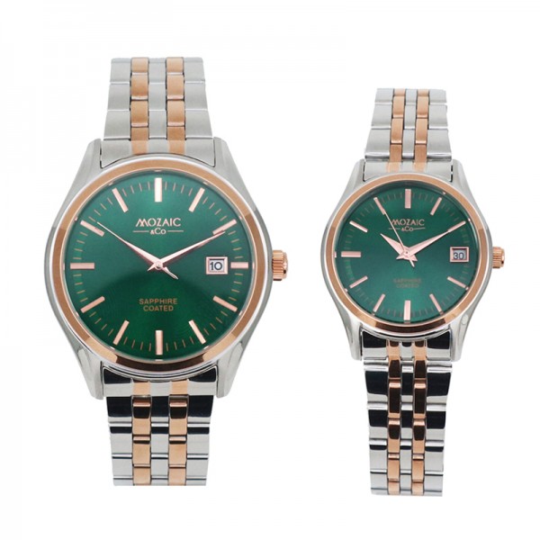 Mozaic MZ1004M dan MZ1004L CR-GREEN Couple